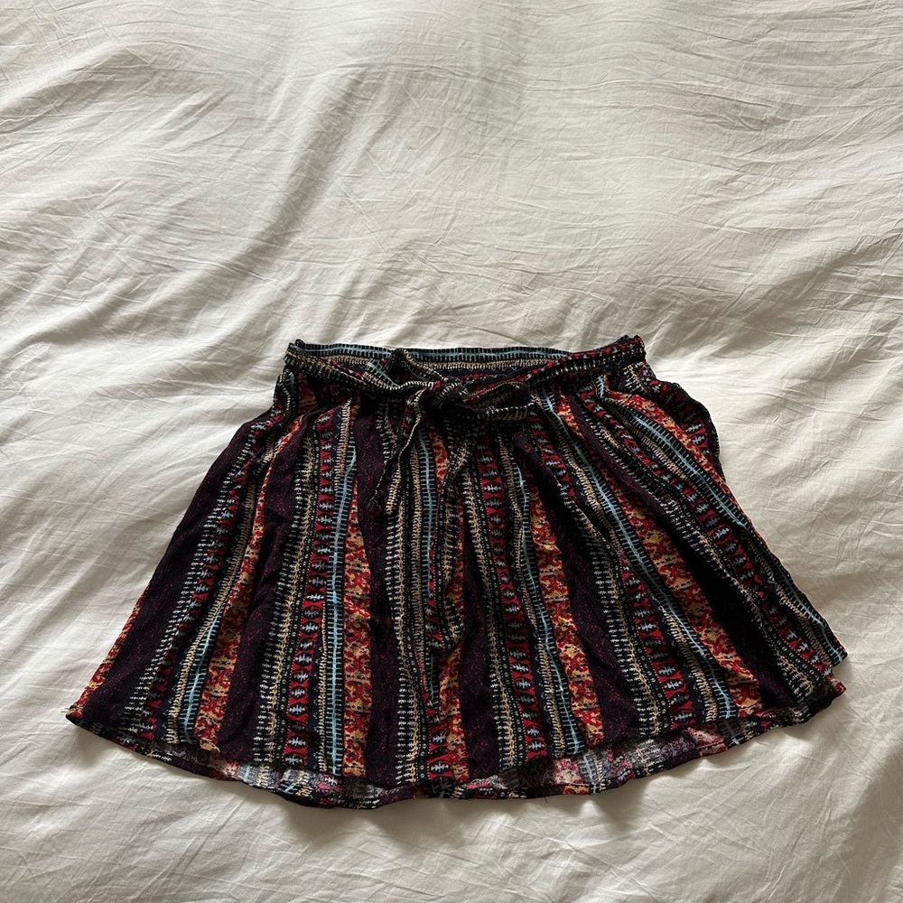 Forever 21 Colorful Striped Skirt (Small)